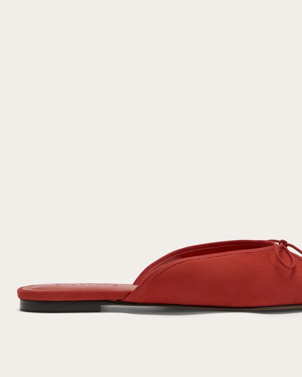 The Ballet Mule | Classic Red Suede (2)