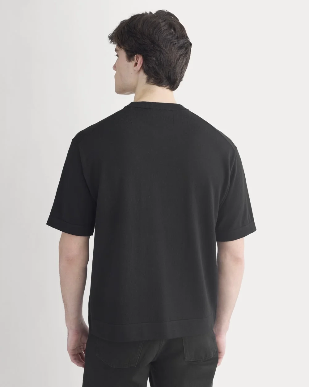 Ultrasoft Sweater Tee | Black (2)