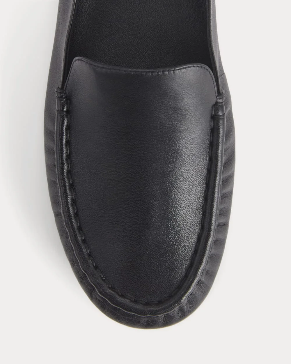 Leather Day Driver Loafer |  Black (2)