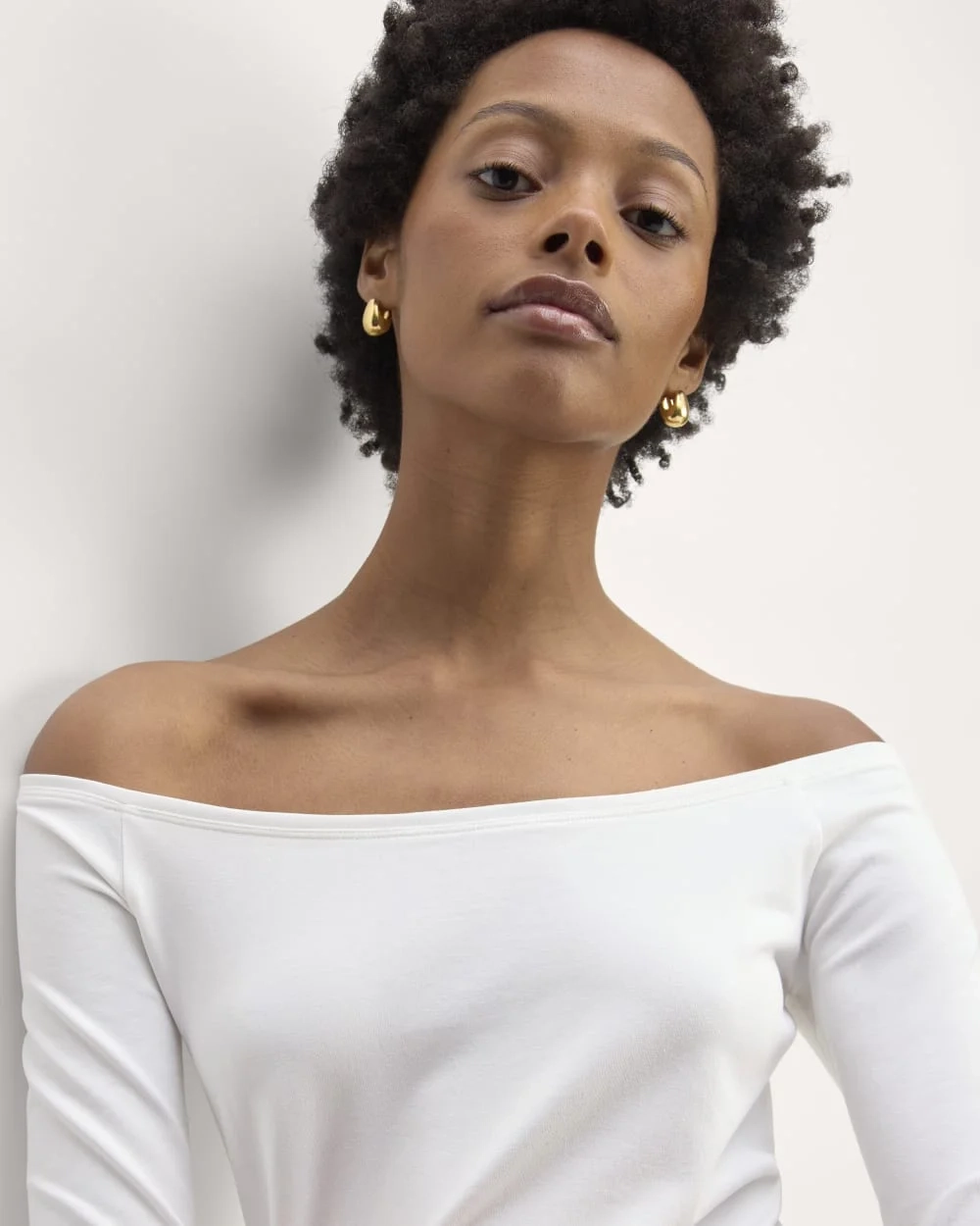 The Form Off-Shoulder Top | White (4)