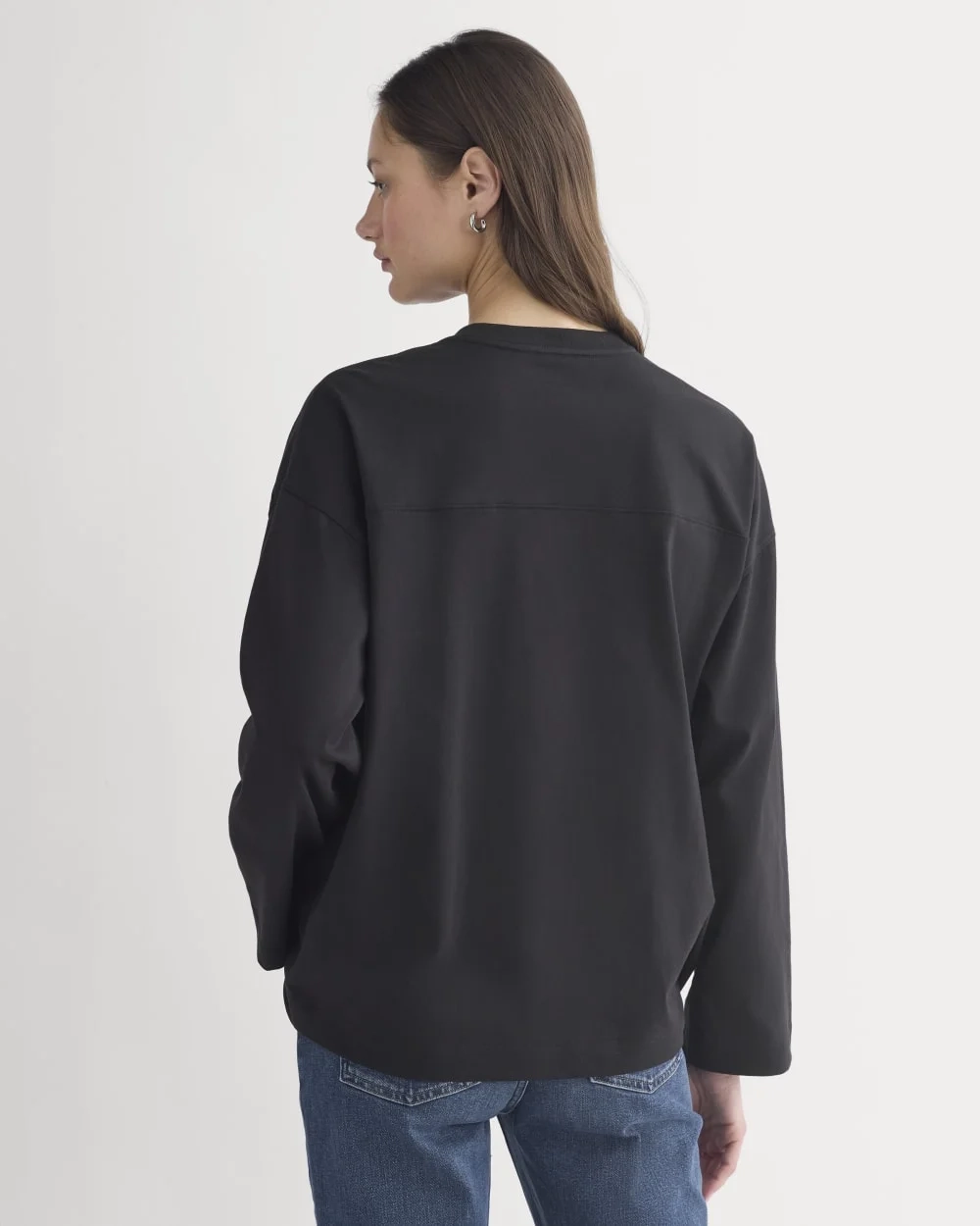 Retro V-Neck Jersey | Black (3)