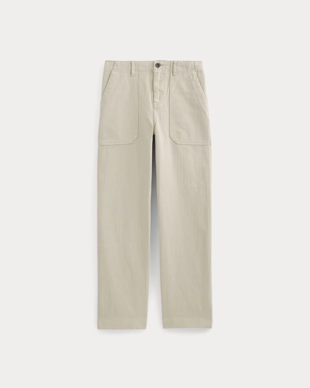 Relaxed Herringbone Fatigue Pants | Peyote (5)
