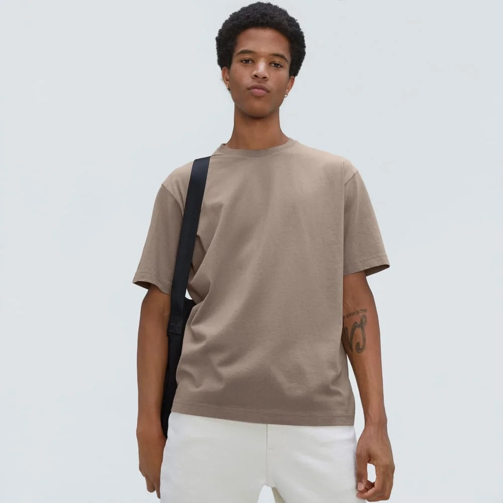 The Premium-Weight Relaxed Crew | Uniform | Taupe Grey (2)