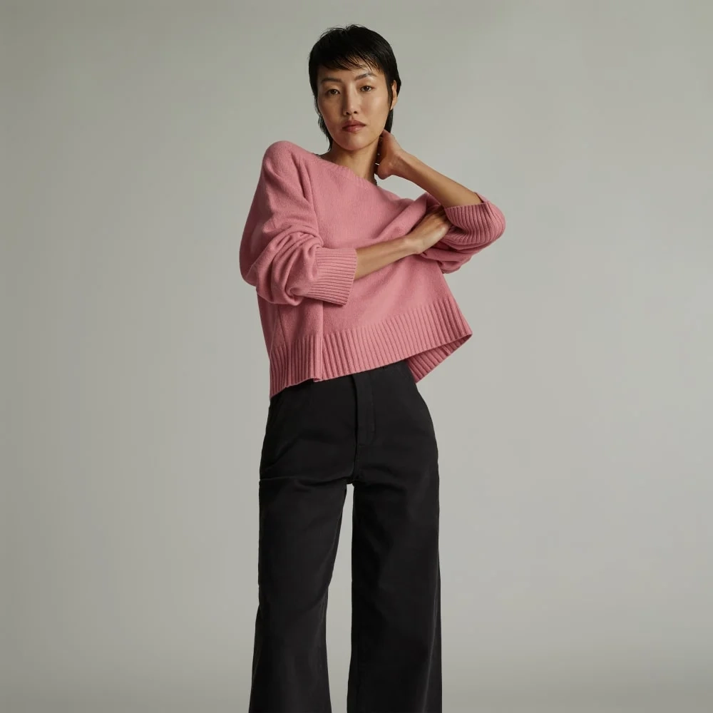 The Cashmere Boxy Crew | Bubblegum (2)