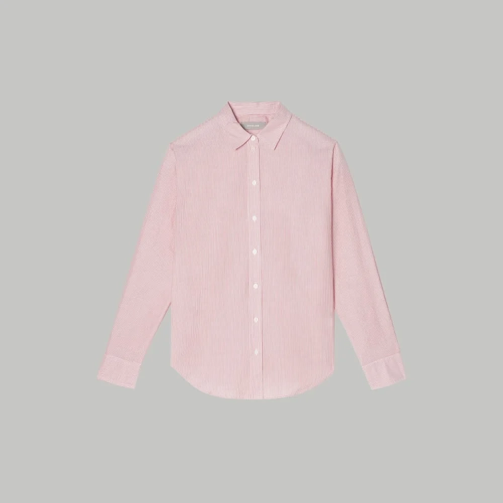 The Must-Have Shirt in Silky Cotton | Mandarin / White (2)
