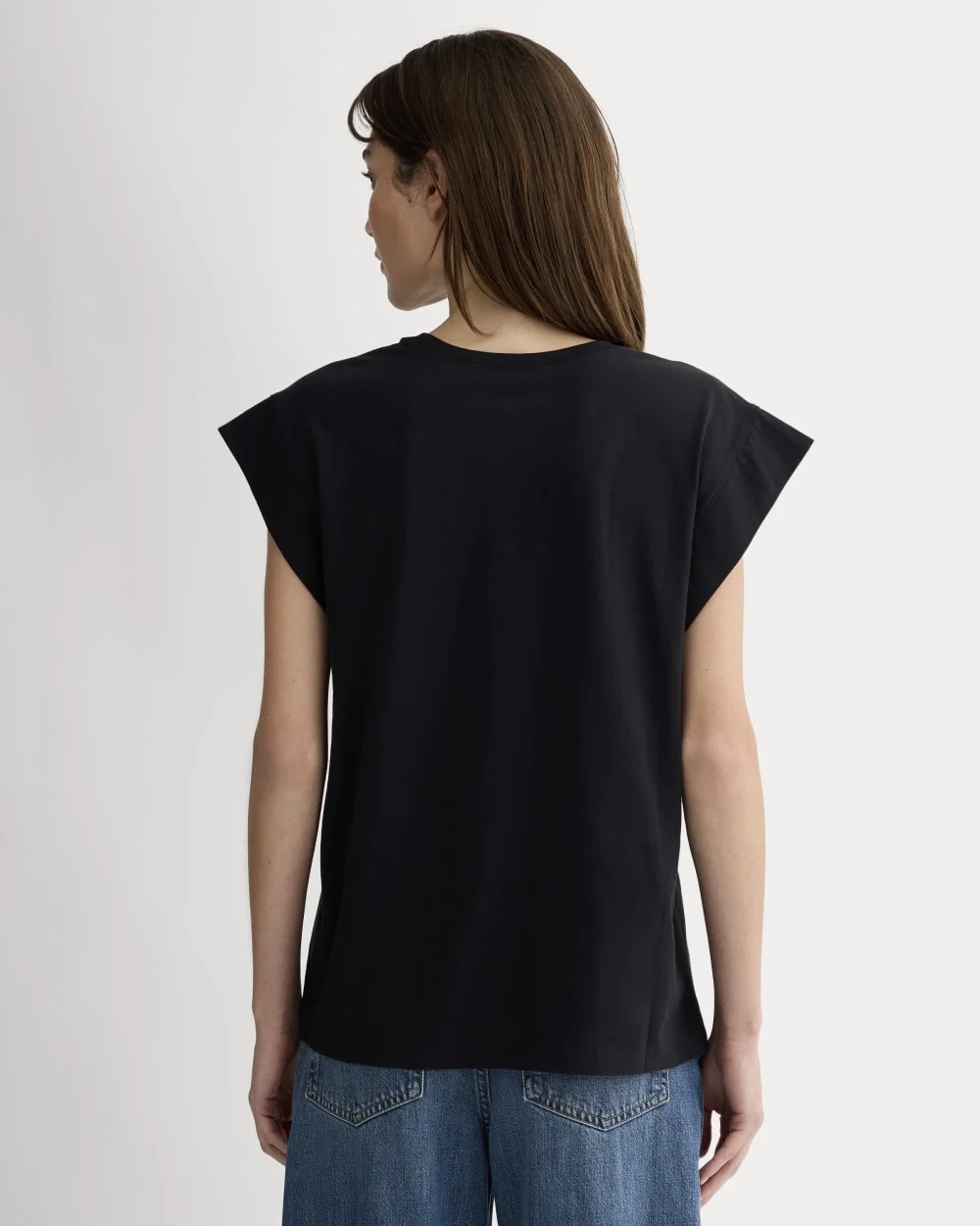 The Muscle Tee in Essential Cotton | Black (2)