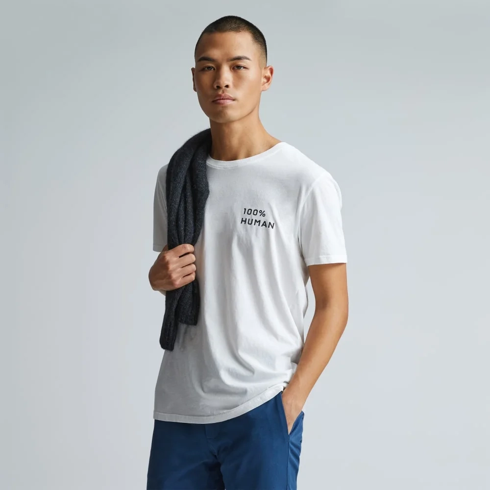 The 100% Human® Crew | White