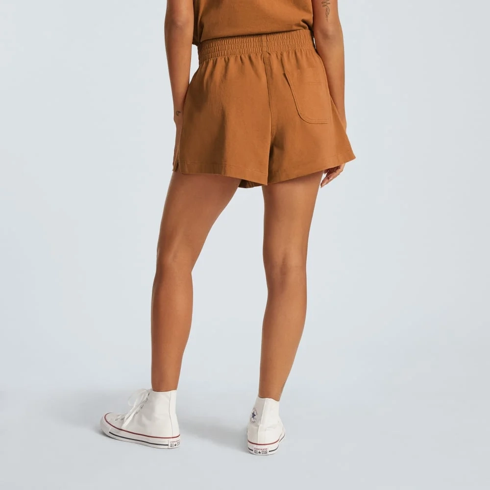 The Retro Jersey Short | Tawny Brown (2)