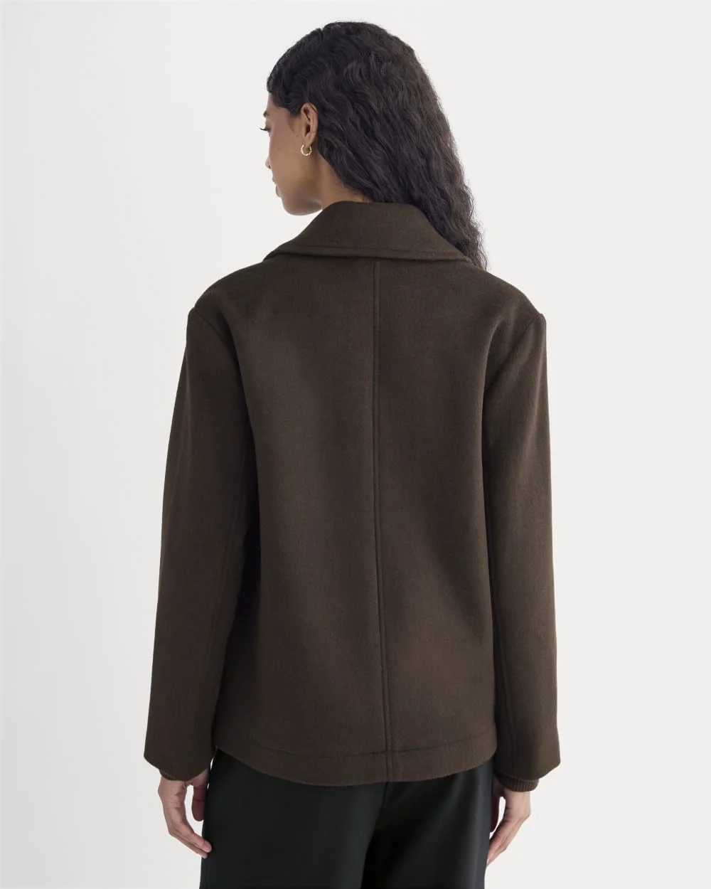 ReWool Short Peacoat | Dark Chocolate (3)
