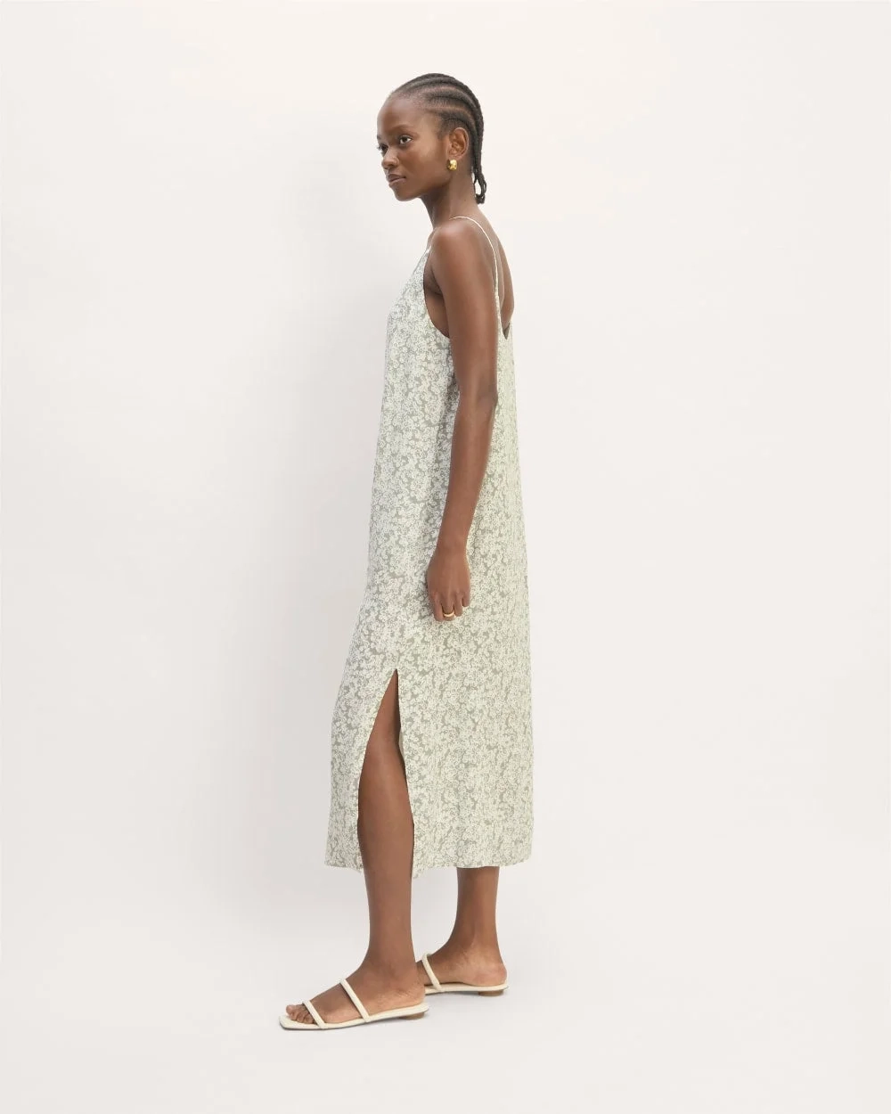 The Summer Slip Dress | Sage Mini Floral (2)