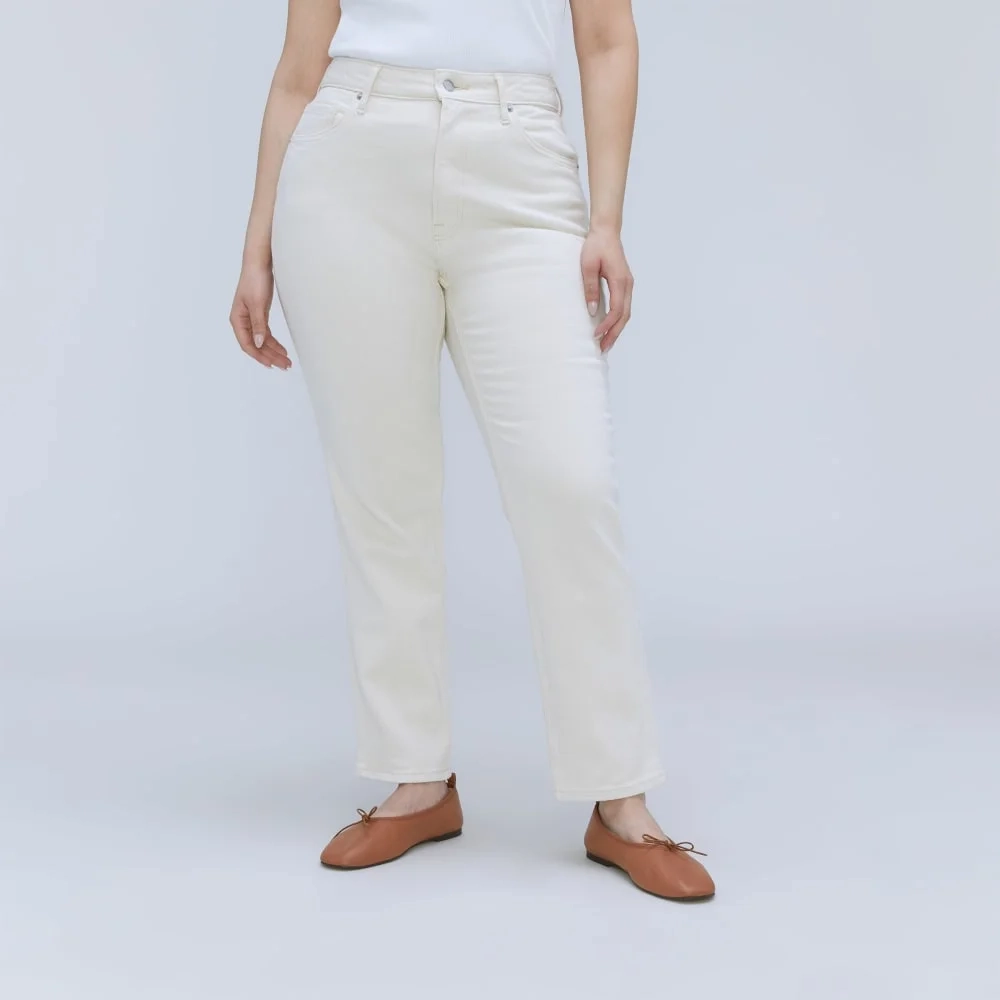 The Cheeky Hourglass Jean | Ecru | 26.5" Inseam (3)