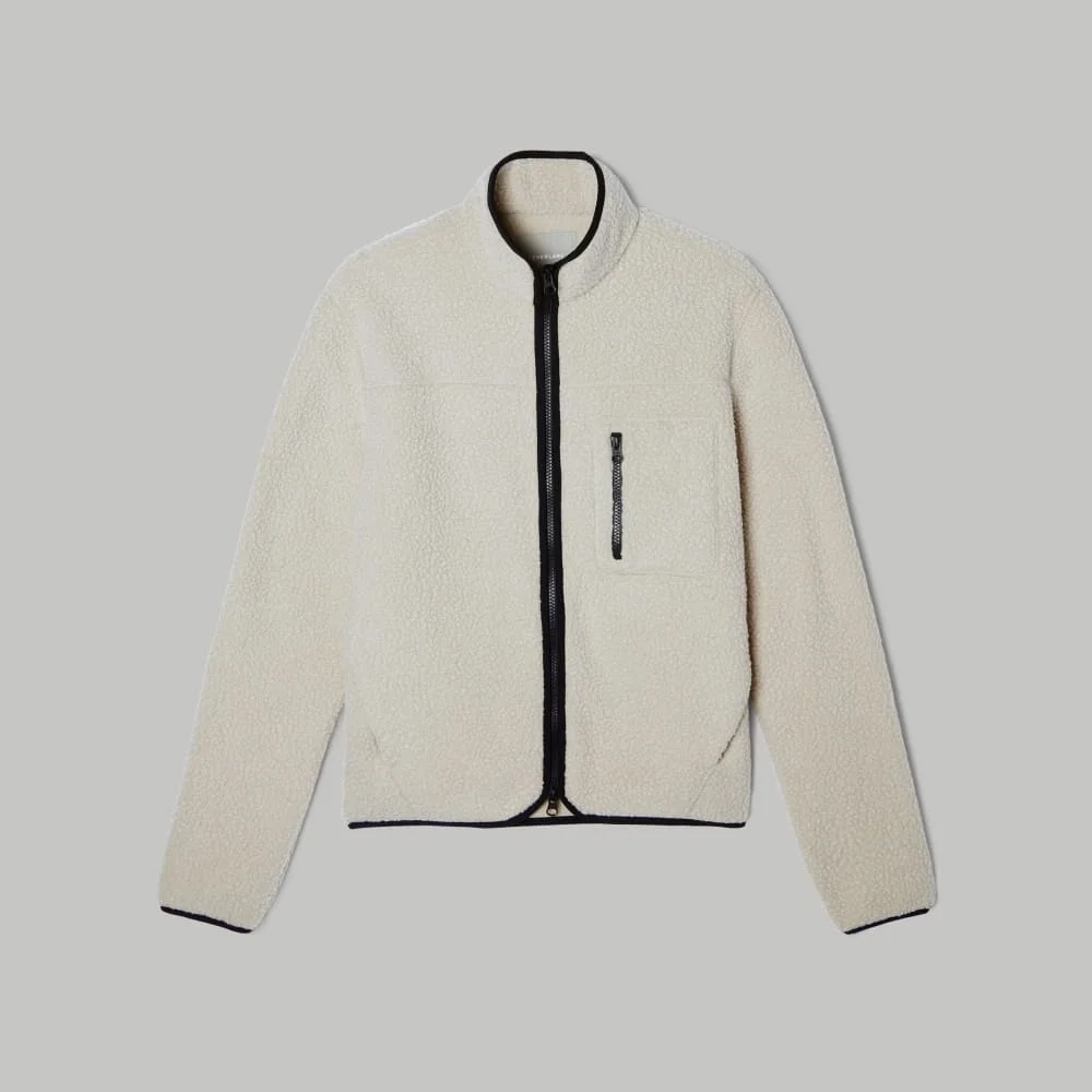 The ReNew Fleece Full Zip | Oat (2)