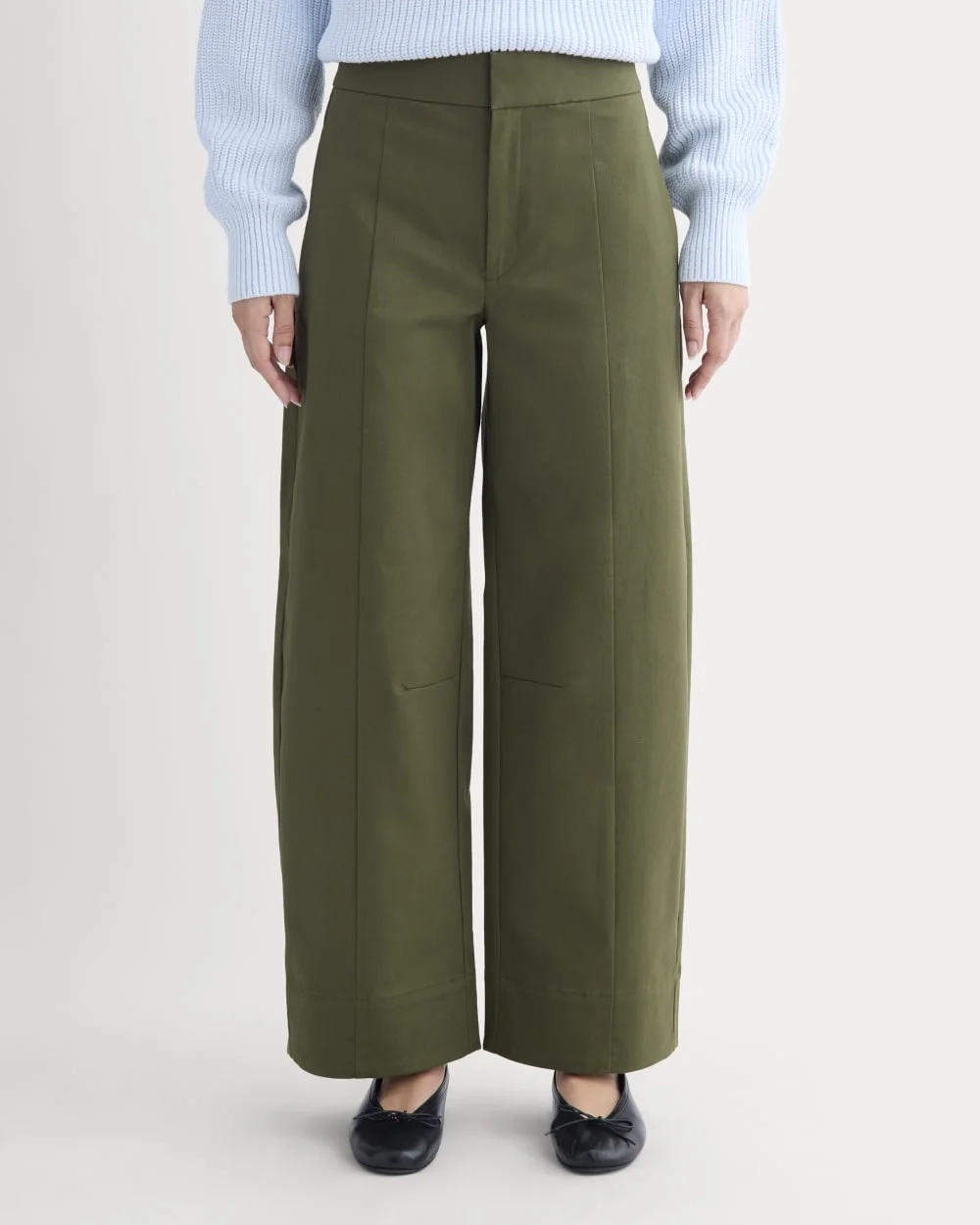 Seamed Balloon Pant | Olive Night (4)