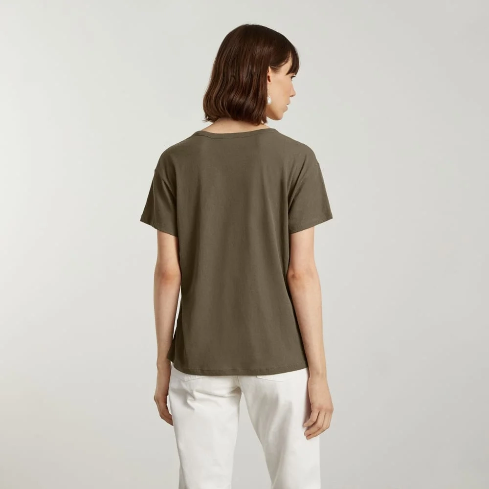 The Air Scoop-Neck Tee | Beech (2)