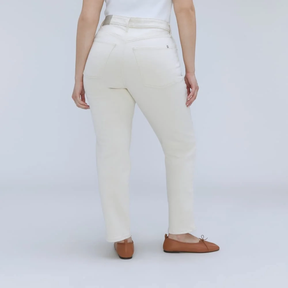 The Cheeky Hourglass Jean | Ecru | 26.5" Inseam (4)