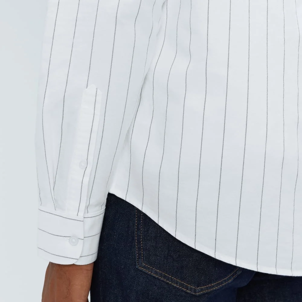 The Standard Fit Japanese Oxford Shirt | Uniform | Optic White / Black | Standar (2)