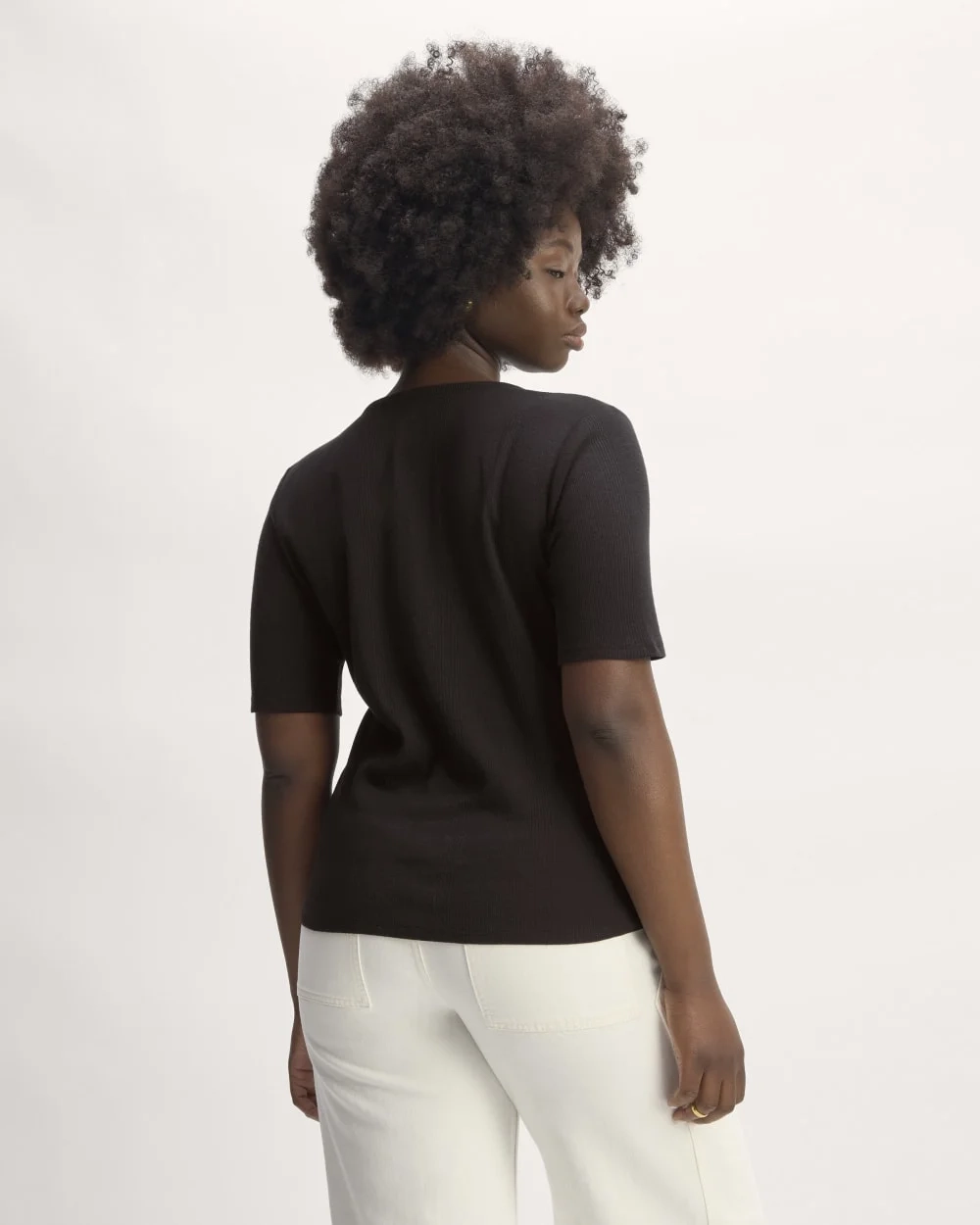 The Vintage Rib Henley | Black (2)