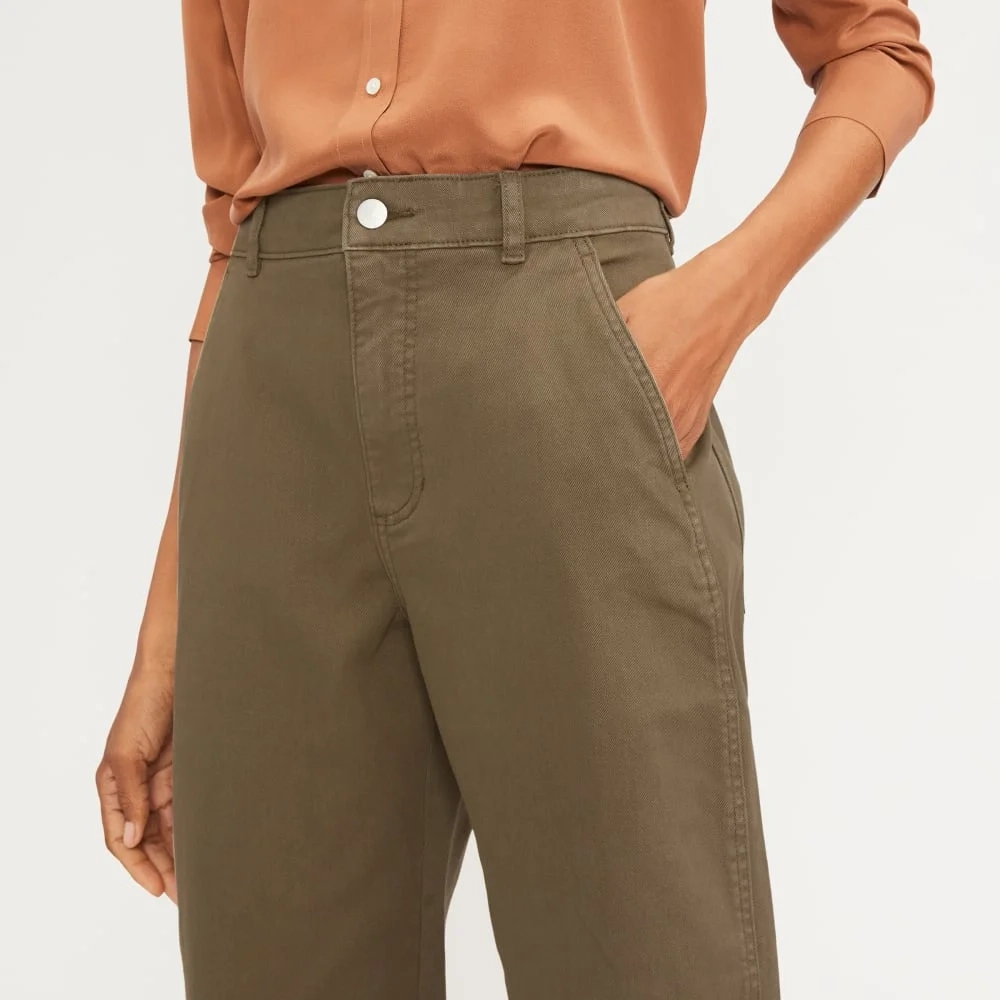 The Utility Barrel Pant | Dark Moss | Regular (2)