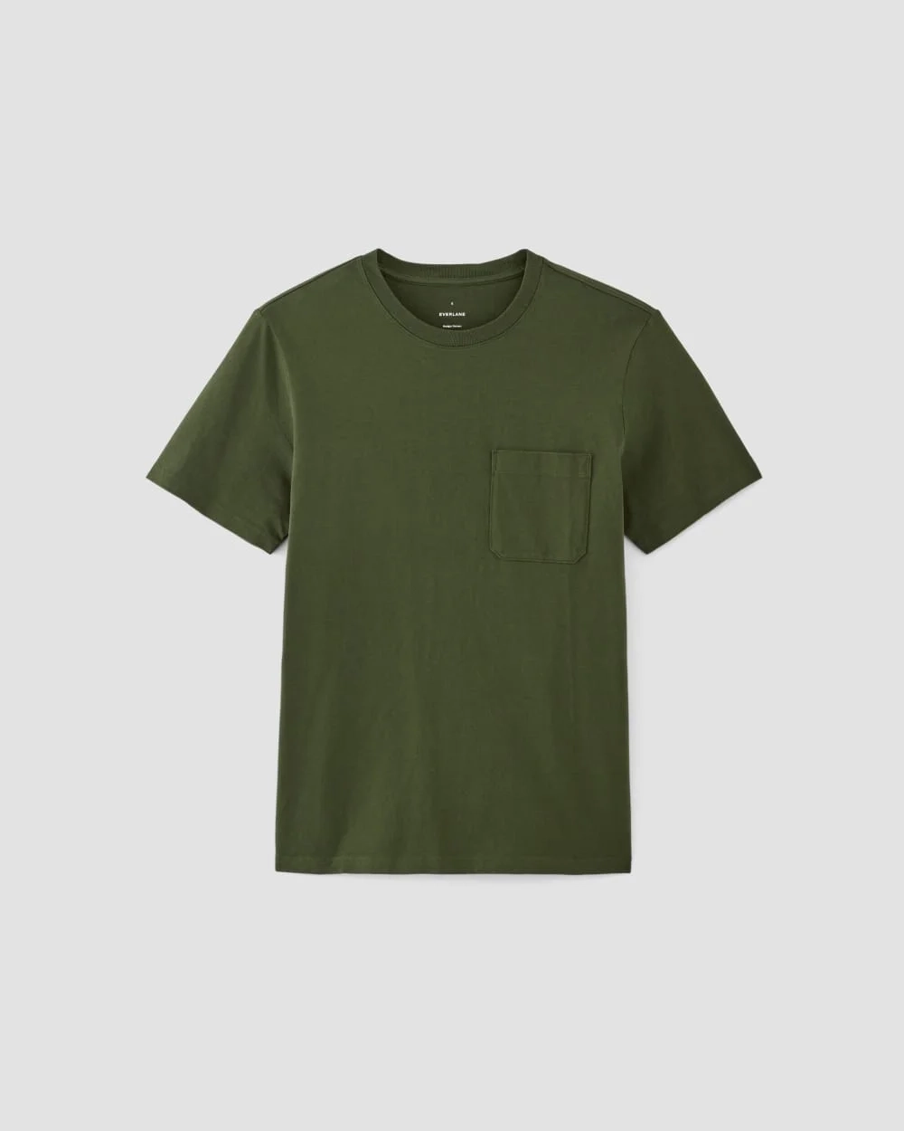 The Premium-Weight Pocket Tee | Uniform | Deep Moss Green (3)