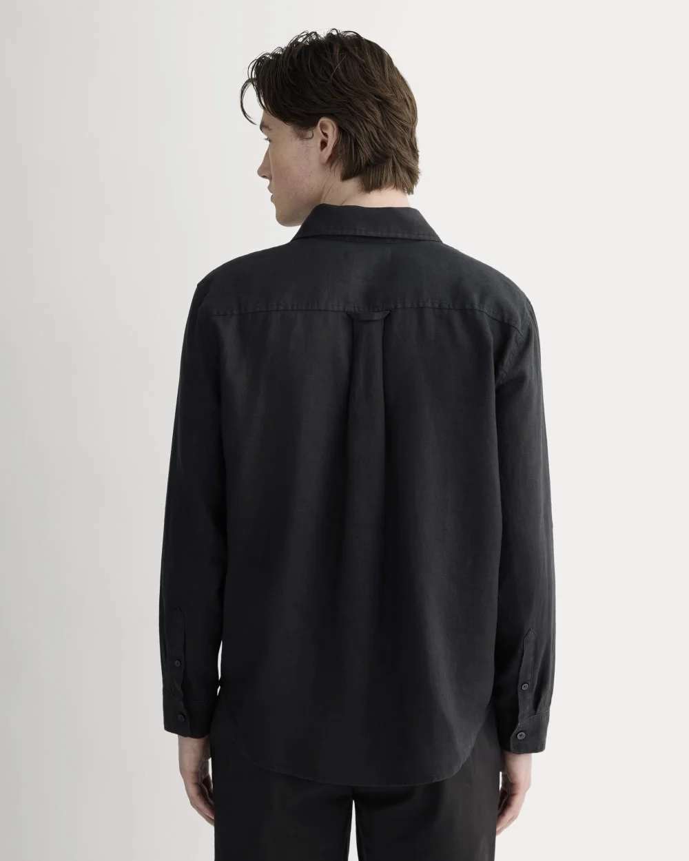 The Linen Utility Shirt | Black (3)