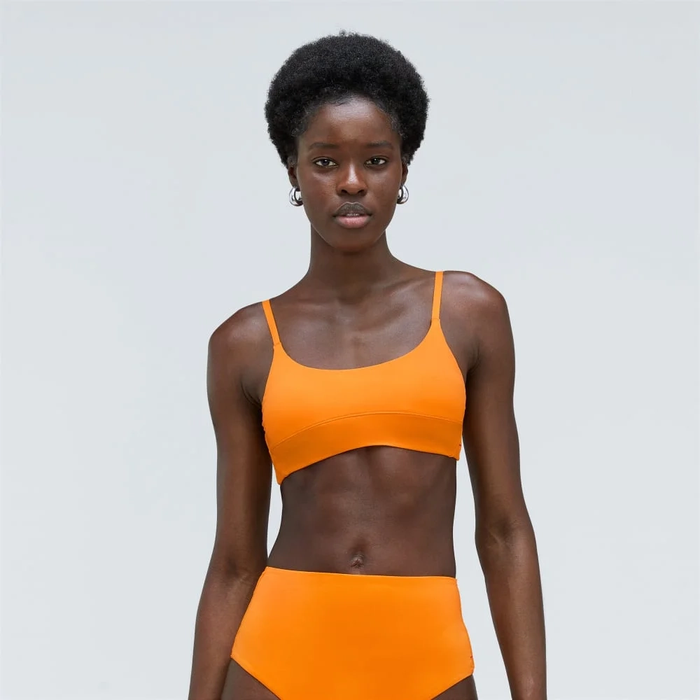 The Scoop-Neck Bikini Top | Turmeric (3)