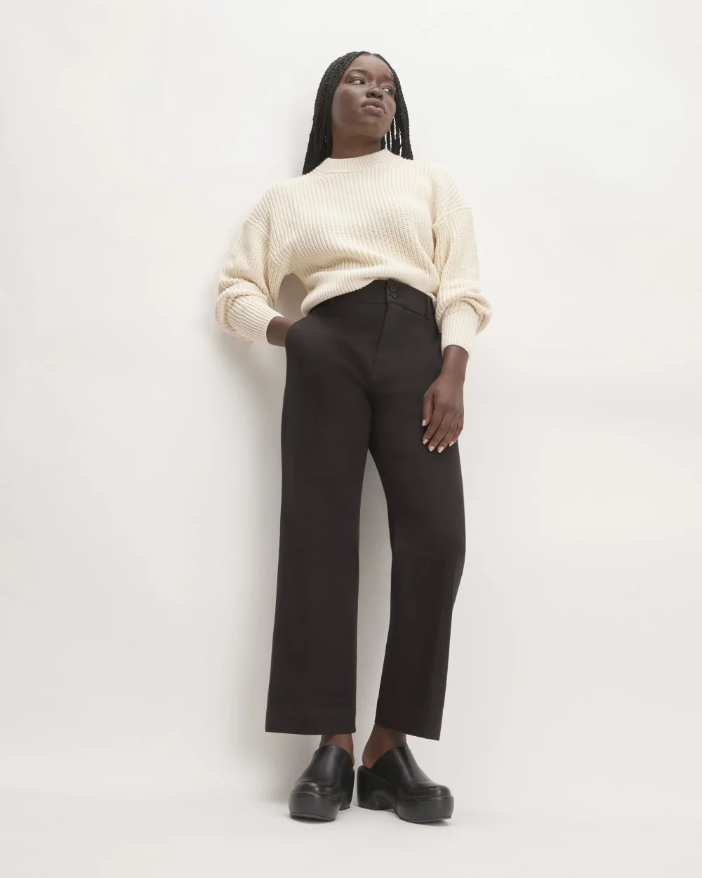 The Organic Kick Flare Pant | Black