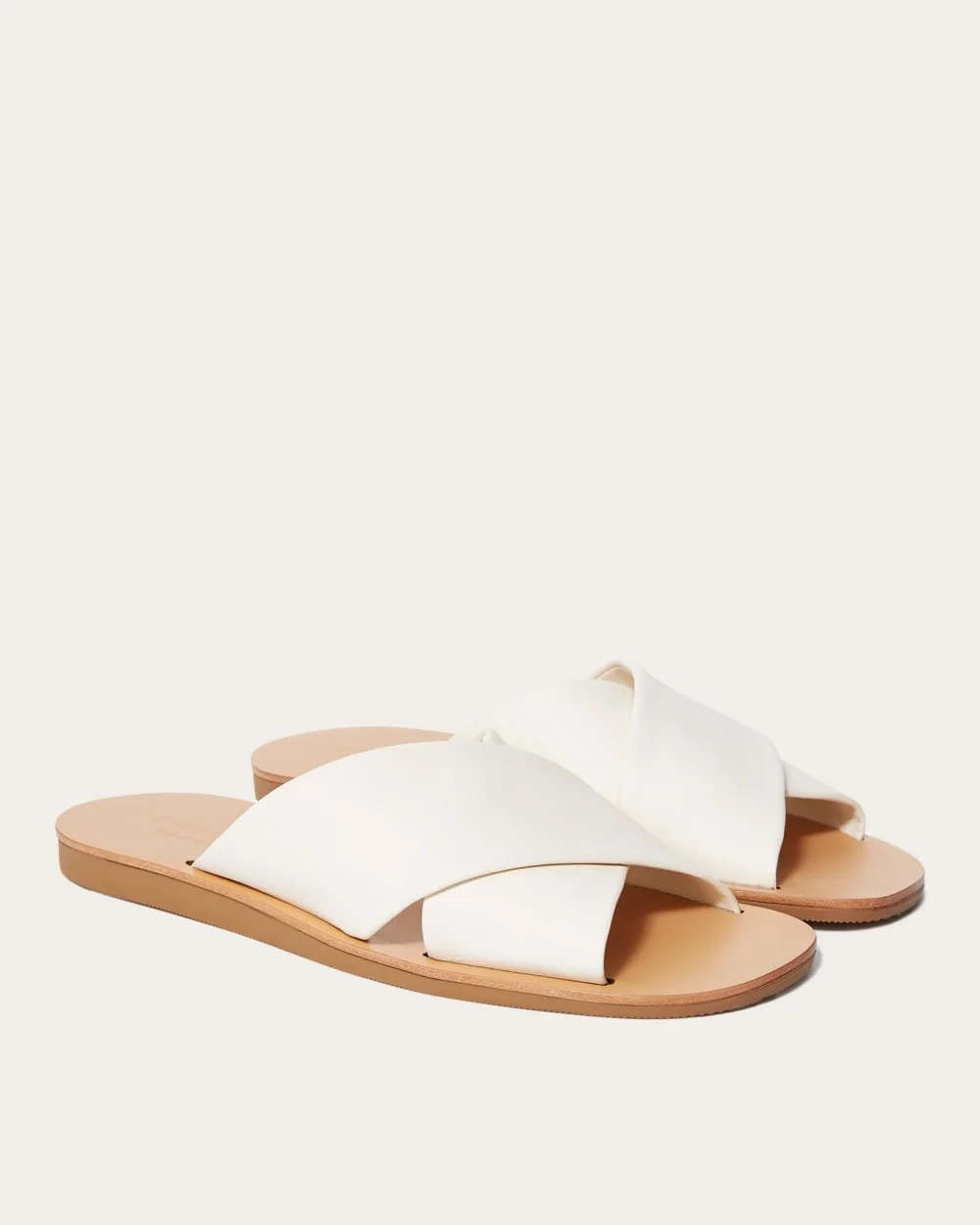 The Day Crossover Sandal | Cream (2)