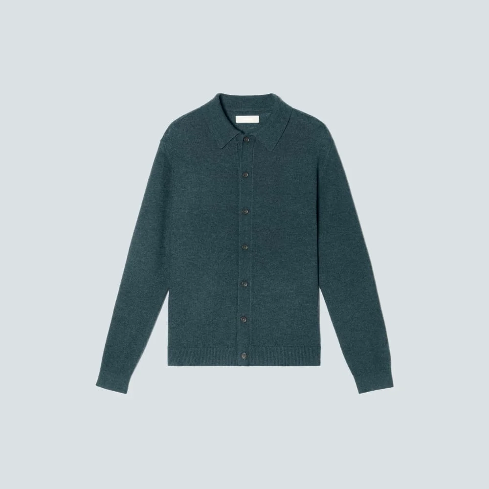 The Merino-Blend Sweater Polo | Deep Teal (2)