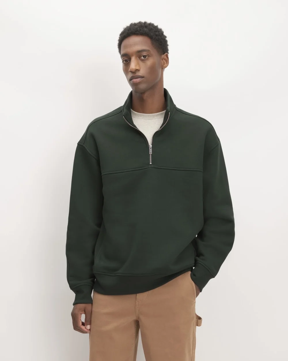 The ReTrack Fleece Half-Zip | Scarab