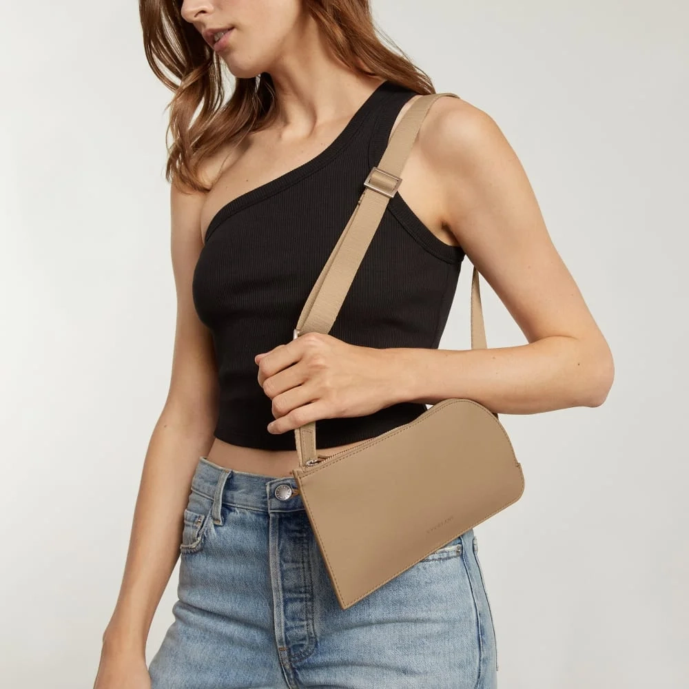 The Cactus Leather Sling Bag | Cashew (2)