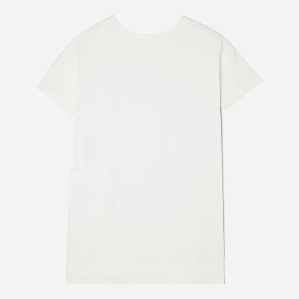 The Oversized Mariner Dress | White