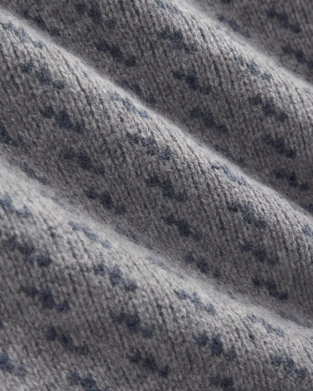 Wool Cashmere Nordic Crew | Vintage Heather Grey (2)