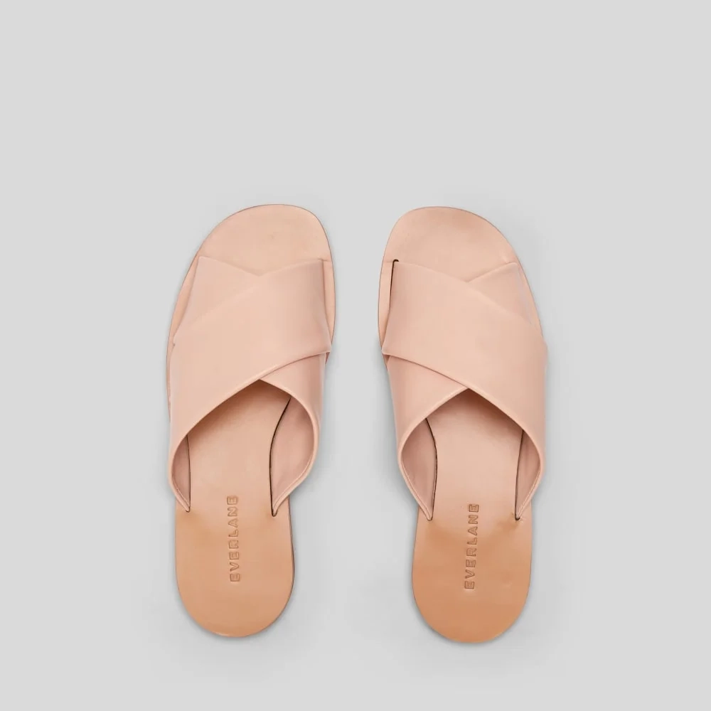 The Day Crossover Sandal | Pale Pink (2)