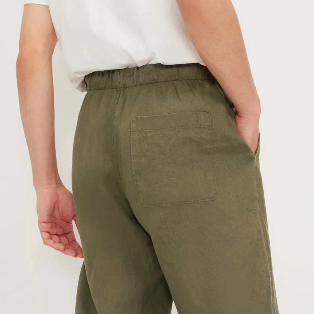 The Linen Easy Pant | Kalamata (2)