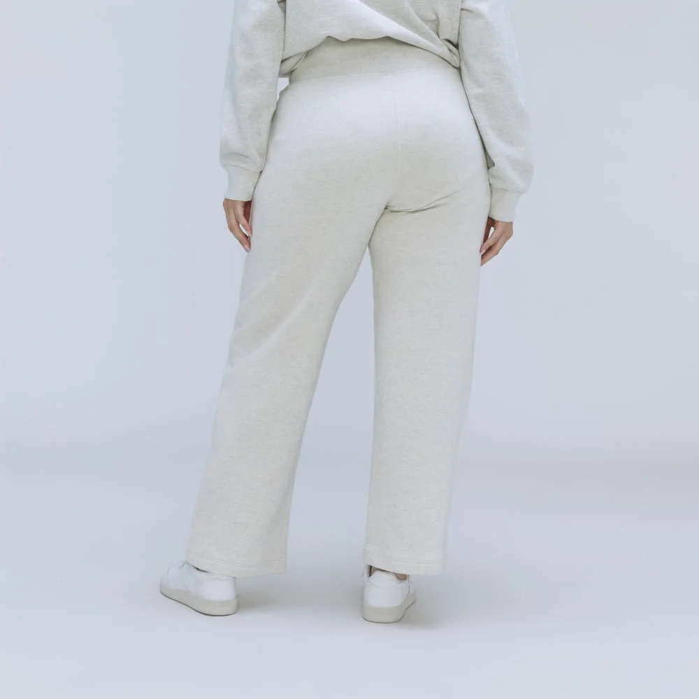 The Track High-Waist Pant | Light Heather Grey (3)