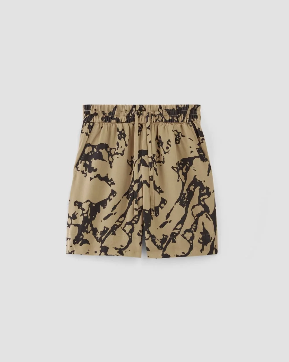 The Vacation Short | Black / Cornstalk Abstract (3)