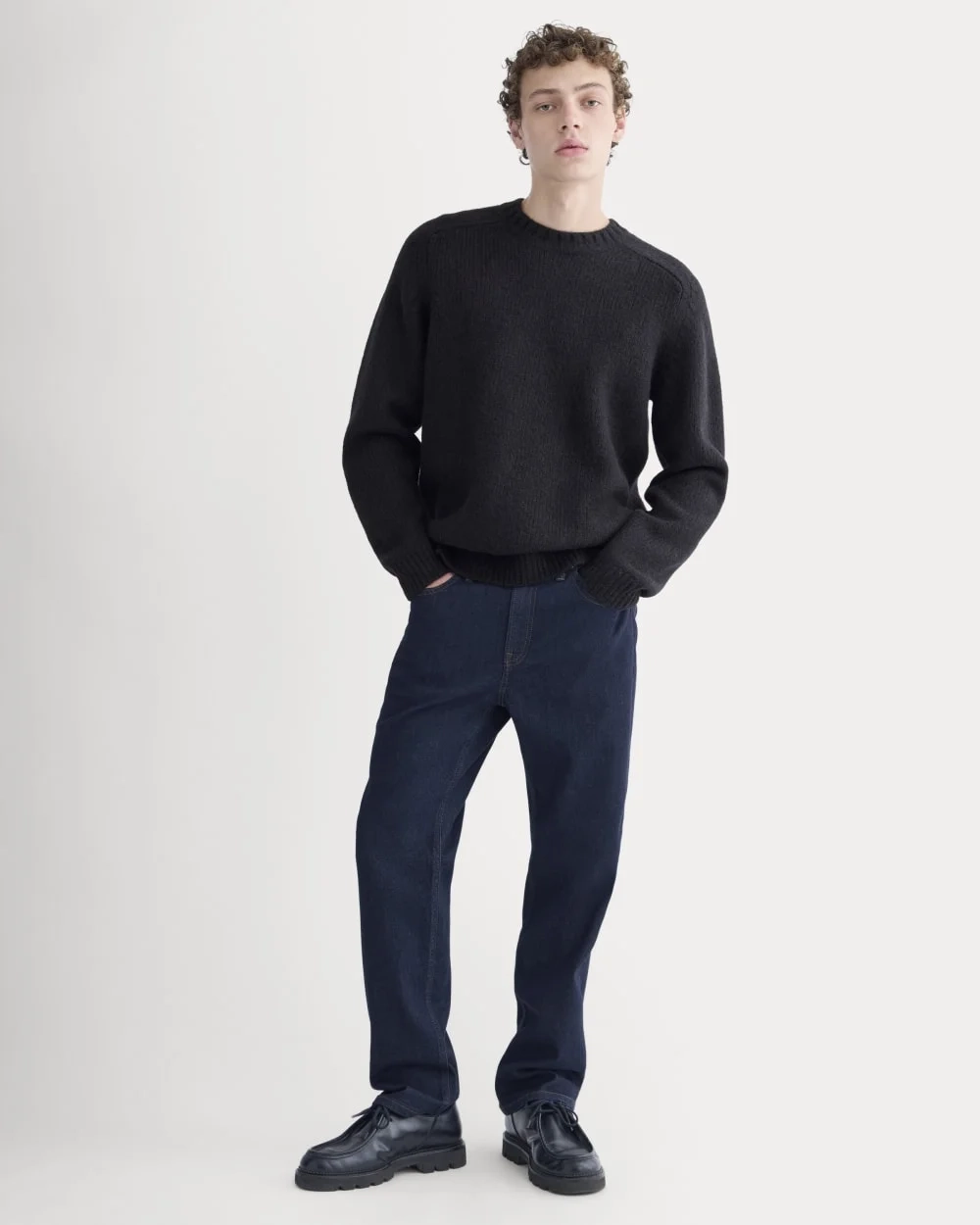 The Cloud Crewneck Sweater |  Black (2)