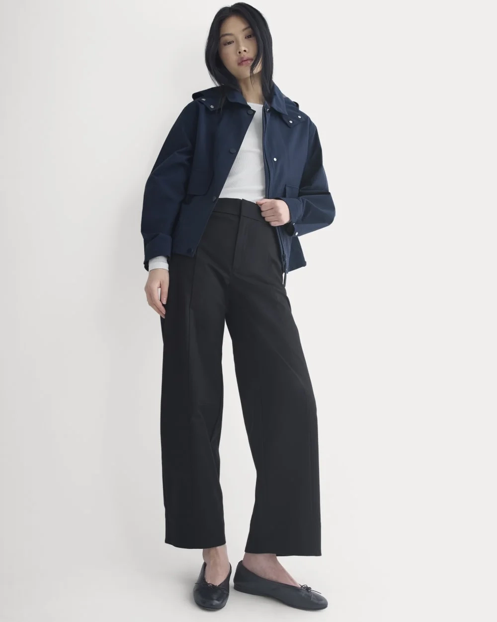 Seamed Balloon Pant | Black