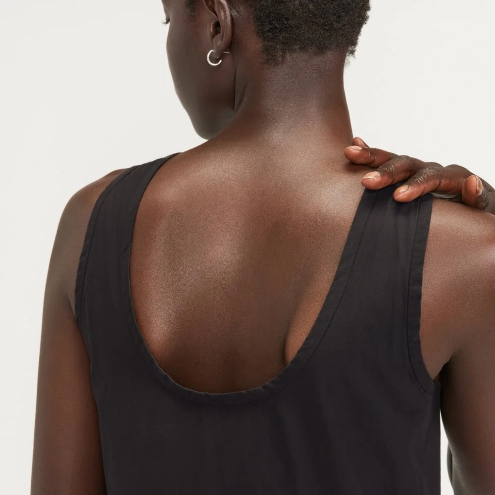 The Poplin Summer Dress | Black (2)