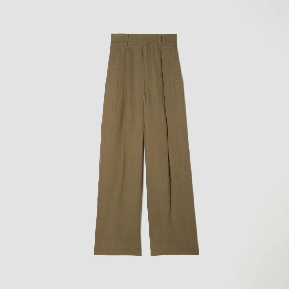 The Linen Way-High® Drape Pant  | Kalamata (2)
