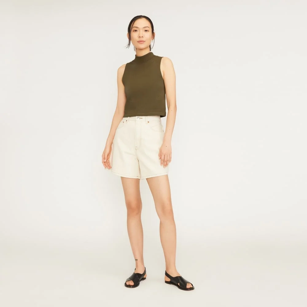 The Ribbed Mockneck Tank | Beech (2)