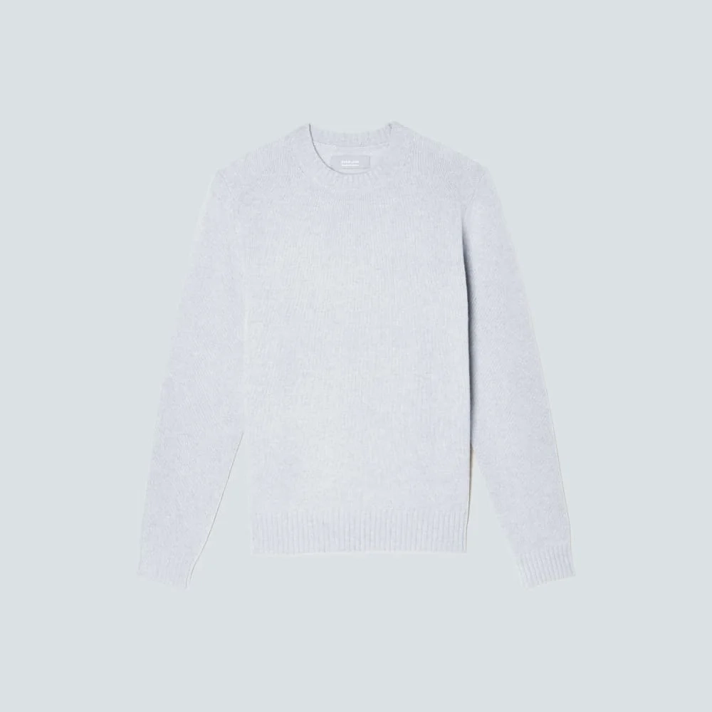 The Everyone Cashmere Crew | Pale Heather Grey (4)