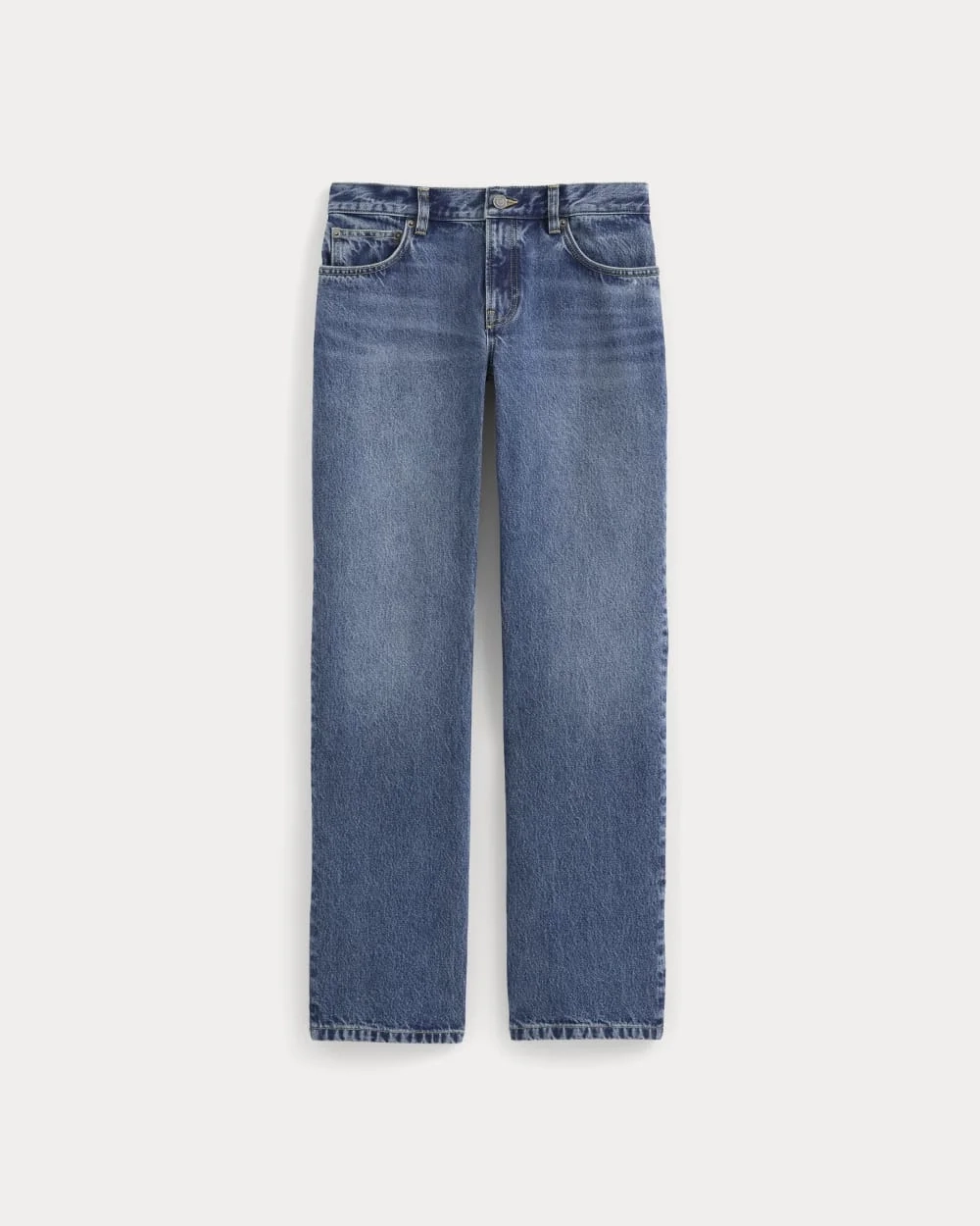 Everlane x Elena Bonvicini La Brea Low-Rise Baggy Jean | Blue Bird Indigo (5)