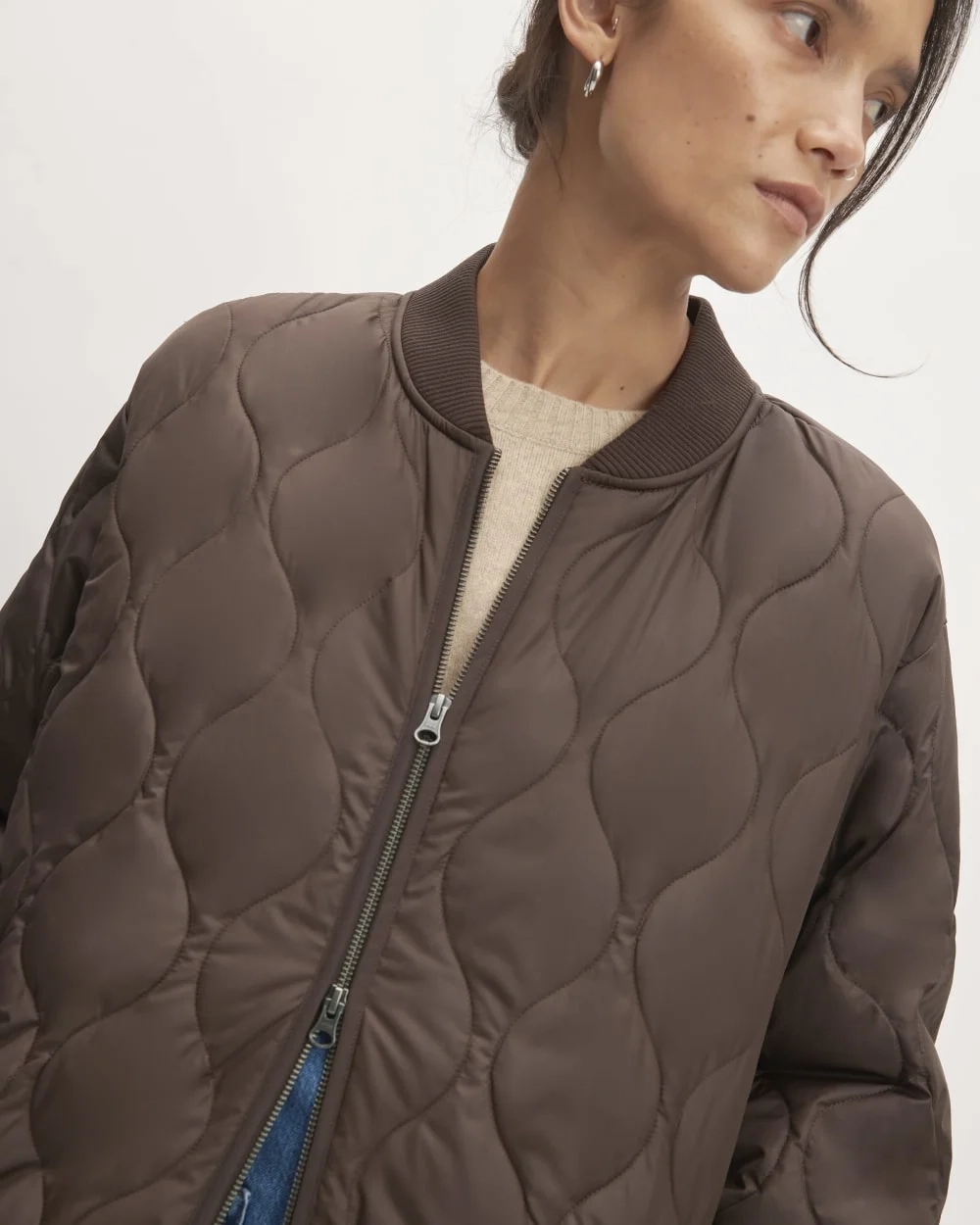The ReNew Long Liner | Earth Brown (3)