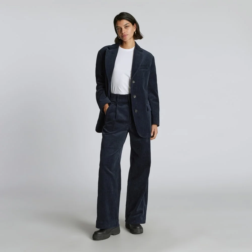 The Corduroy ’80s Blazer | Deep Navy (3)