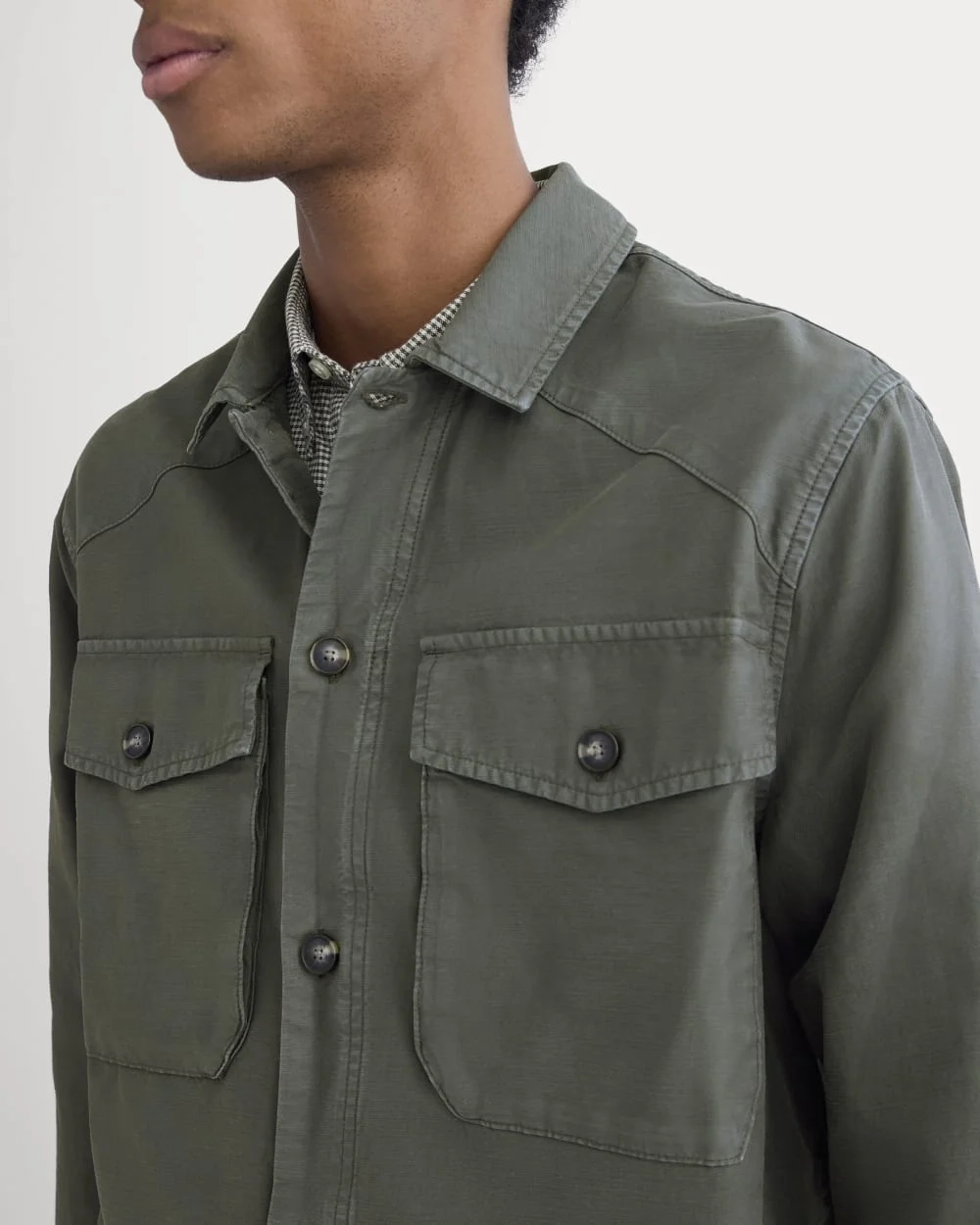 Utility Shirt Jacket | Washed Black (4)