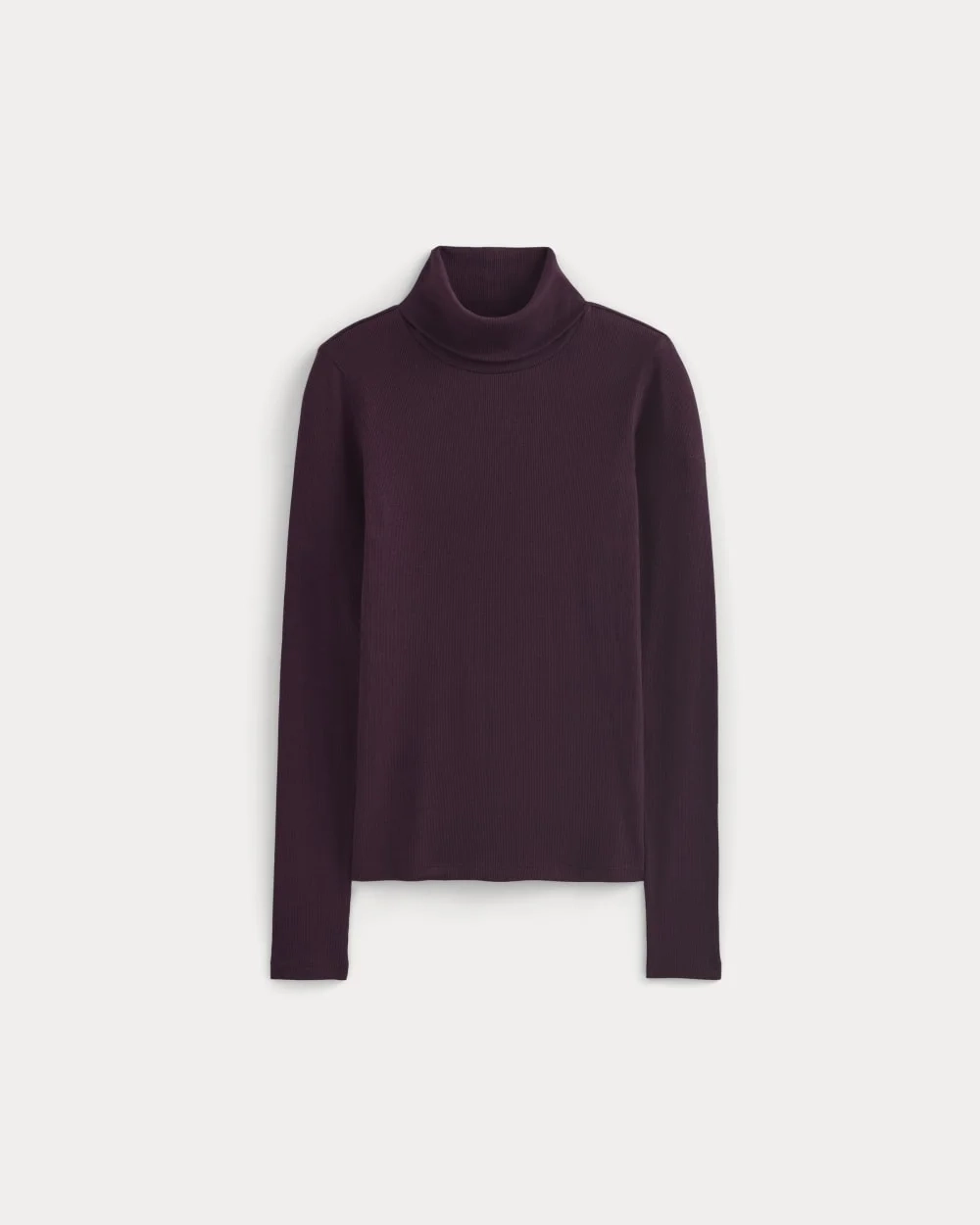 The Luxe Rib Turtleneck | Heathered Port Royale (2)