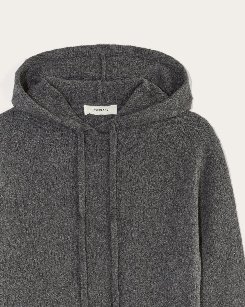 The Oversized Hoodie in Plush Cotton | Charcoal (2)