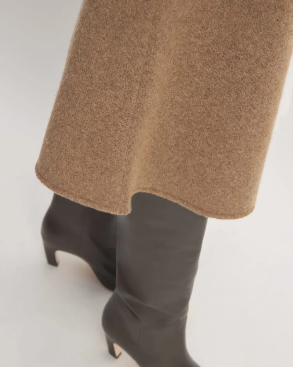 The Cozy-Stretch Sleeveless Midi Dress | Heathered Toasted Coconut (3)