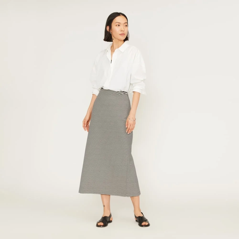 The Dream Maxi Skirt | Parchment / Black (3)